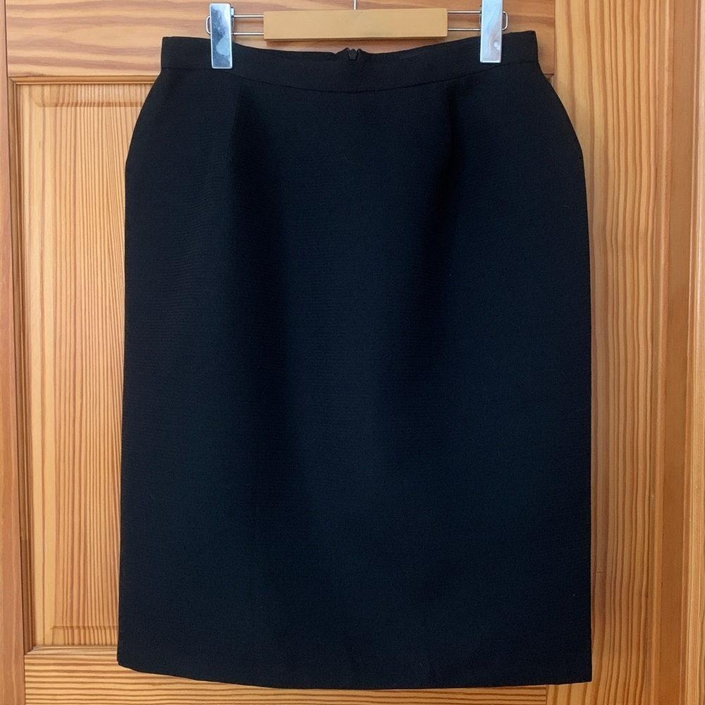 NWT, Martin Grant, Black Pencil Skirt, Sz L (M)